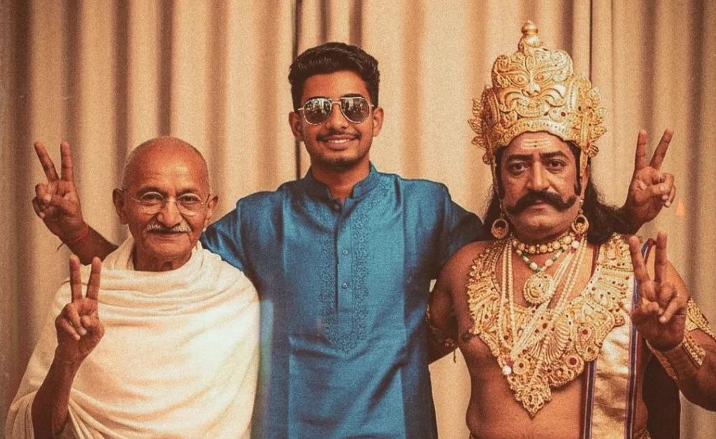 महात्मा गांधी और रावण